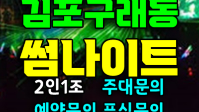 김포썸나이트 거짓없는 매니저 화끈합니다 김포썸 구래동라운지